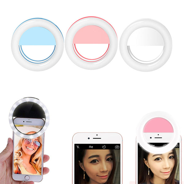 2Pcs Mobile Phone Self-photograph Fill Light Selfie Lamp Night Light