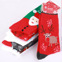 5 Pairs Mixed Patterns Christmas Long Socks