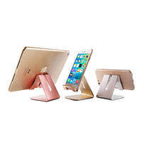 Universal Aluminum Mobile Phone Holder Desk Table Mount Tablet Stand Foldable Portable for iPhone or iPad