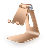 Adjustable Aluminum Mobile Phone Holder Tablet Stand Desk Table Mount Foldable Portable for iPhone or iPad