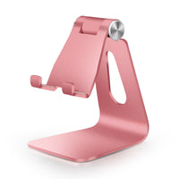 Adjustable Aluminum Mobile Phone Holder Tablet Stand Desk Table Mount Foldable Portable for iPhone or iPad