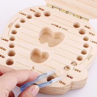 2Pcs Kids and Baby Tooth Keepsake Boxes Boy and Girl