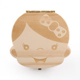 2Pcs Kids and Baby Tooth Keepsake Boxes Boy and Girl