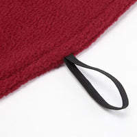 Pet Dog Warm Coat Fleece Jacket Jumper Sweater Winter Clothes-Wine Red