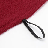 Pet Dog Warm Coat Fleece Jacket Jumper Sweater Winter Clothes-Wine Red