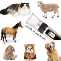 USB Cordless Electric Dog Clipper Set