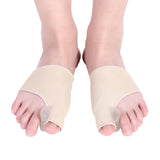 9Pcs Bunion Support Kit Silicone Toe Spaces Gel Pad Bunion Protector Sleeves Bunion Toe Separators Elastic Fabric Big Toe Strap