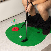 Toilet Mini Golf Potty Putter Toy Set