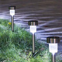 10pcs/Set Solar-Powered Garden Lights Waterproof Outdoor Lights LED Lawn Lights Garden Decoration Landscape Lights