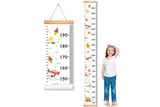 Growth Chart for Kids Boys Girls Baby Canvas Height Chart Removable Hanging Wall Ruler Room Decor