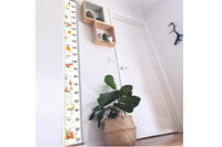 Growth Chart for Kids Boys Girls Baby Canvas Height Chart Removable Hanging Wall Ruler Room Decor