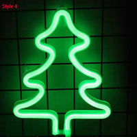 LED Neon Light LED Neon Sign Light USB and Battery Powered Party Decoration Light Home Decoration Light Strip