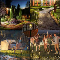 Solar Garden LED Light Outdoor Waterproof Solar Lamp Lantern Pathway Garden Stake Lights