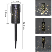 Solar Garden LED Light Outdoor Waterproof Solar Lamp Lantern Pathway Garden Stake Lights