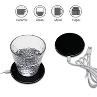 Electric Coffee Mug Warmer Pad USB Tea Beverage Heating Plate Desktop Cup Pad