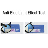 Blue Light Blocking Eyeglasses Anti Eyestrain-Black