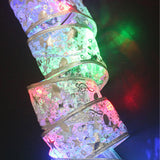 5 Meters Silver LED Ribbon Hanging Light Strip Christmas Decor-Multicolor Light