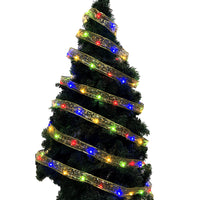 5 Meters Gold LED Ribbon Hanging Light Strip Christmas Decor-Multicolor Light