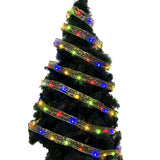 5 Meters Gold LED Ribbon Hanging Light Strip Christmas Decor-Multicolor Light