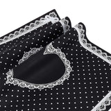 Nail Art Hand Cushion and Manicure Silicone Mat Set Black