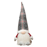 Christmas Gnome Santa with Light Ornament Xmas Decor Grey