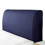 Elastic Bedhead Cover Headboard Bed Head Protection Cover M -Navy