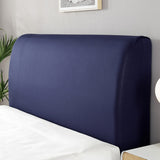 Elastic Bedhead Cover Headboard Bed Head Protection Cover Navy L