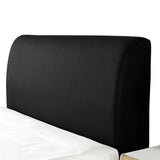 Elastic Bedhead Cover Headboard Bed Head Protection Cover Black L