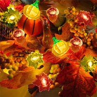 3M 40LED Pumpkin Maple Acorn Light for Halloween Christmas Decor