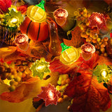 3M 40LED Pumpkin Maple Acorn Light for Halloween Christmas Decor