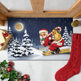 Christmas Door Mat Home Door Floor Mat Christmas Decoration Style 3