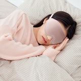 Travel Sleep Eye Mask Soft 3D Deep Contoured Eye Covers Sleeping Blindfold Pink