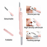 7 in 1 Multifunction Cleaner Kit for Airpod Keyboard Cleaning Soft Brush Pink