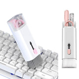 7 in 1 Multifunction Cleaner Kit for Airpod Keyboard Cleaning Soft Brush Pink