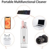 7 in 1 Multifunction Cleaner Kit for Airpod Keyboard Cleaning Soft Brush Pink
