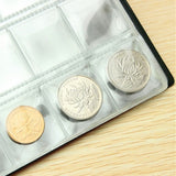 240 Coin Storage Holders Collection Storage Collecting Money Penny Pockets Album Book Black