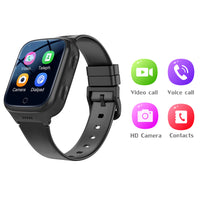 4G Kids Smart Watch SOS Video Phone Call Compatible with Android iOS-Black