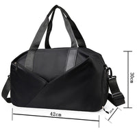 Travel Duffle Bags Portable Luggage Bag-Black