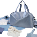 Travel Duffle Bags Portable Luggage Bag-Blue