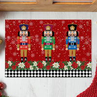 Christmas Nutcracker Doormat Indoor Outdoor Floor Mat Christmas Decoration 40x60cm -Style 3
