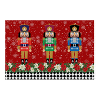 Christmas Nutcracker Doormat Indoor Outdoor Floor Mat Christmas Decoration 40x60cm -Style 3
