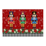Christmas Nutcracker Doormat Indoor Outdoor Floor Mat Christmas Decoration 40x60cm -Style 3