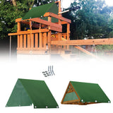 Outdoor Swingset Shade Playground Roof Canopy Waterproof Cover Replacement Tarp Sunshade