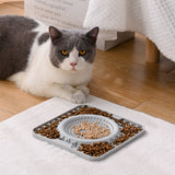 Pet Dog Lick Pad Slow Feeders for Pet Cat Dog-Gray