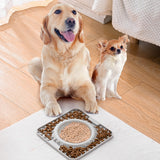 Pet Dog Lick Pad Slow Feeders for Pet Cat Dog-Gray