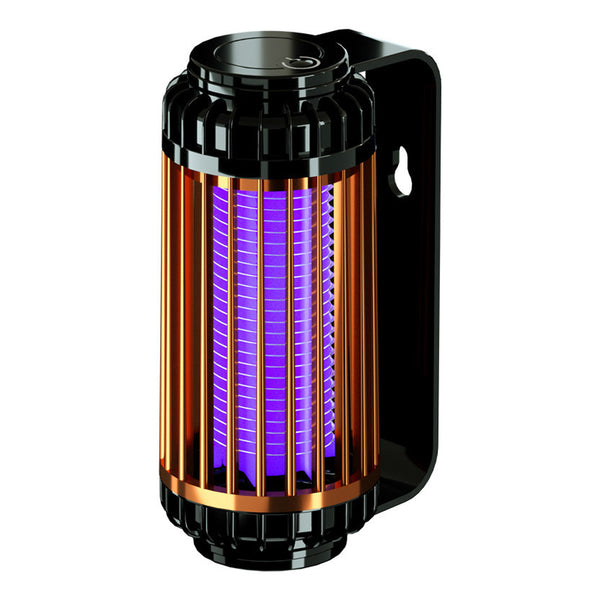 Electric Mosquito Killer Lamp Mosquito Catcher USB Rechargeable Mosquito Trap LED Night Light-Gold
