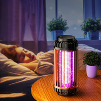 Electric Mosquito Killer Lamp Mosquito Catcher USB Rechargeable Mosquito Trap LED Night Light-Gold