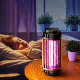 Electric Mosquito Killer Lamp Mosquito Catcher USB Rechargeable Mosquito Trap LED Night Light-Gold