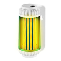 Electric Mosquito Killer Lamp Mosquito Catcher USB Rechargeable Mosquito Trap LED Night Light-Grey