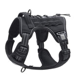No-Pull Training Dog Harness Adjustable Reflective Pet Training Vest Easy Control XL -Black